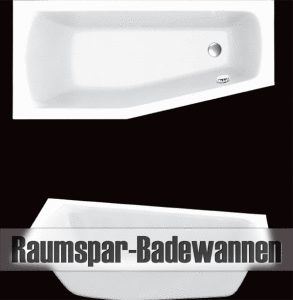 Raumspar-Badewannen