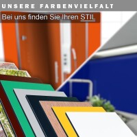 Duschrückwand Aluverbund Anthrazit 7016 130x200cm