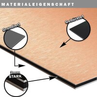 Duschrückwand Aluverbund Silber Gebürstet 001