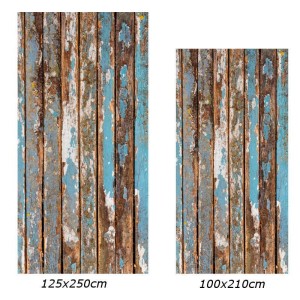 KeraWall Duschrückwand Altholz Türkis