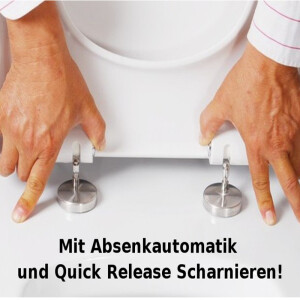 Stand-WC-Kombination randlos KB6093B Links am Spülkasten
