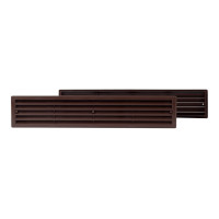 Türlüftungsgitter 430x75mm braun