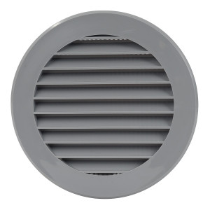 Lüftungsgitter Kunststoff rund Flansch Ø125mm...