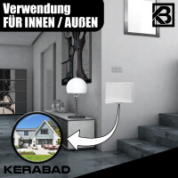 Revisionsklappe aus Stahlblech HxB:250x200mm