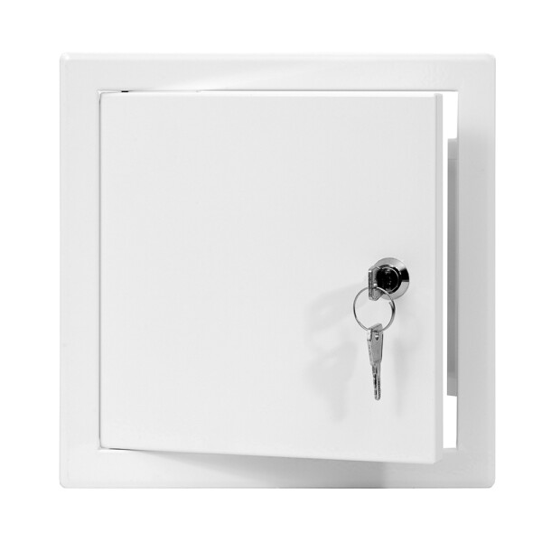 Revisionsklappe aus Stahlblech mit Schloss HxB:200x300mm