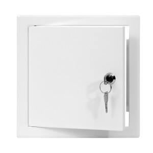 Revisionsklappe aus Stahlblech mit Schloss HxB:200x300mm