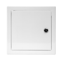 Revisionsklappe aus Stahlblech mit Schloss HxB:200x300mm