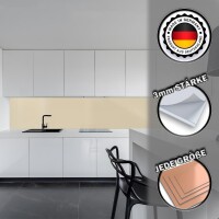 Küchenrückwand aus Aluverbund 3mm  - Elfenbein 1015