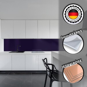 Küchenrückwand aus Aluverbund 3mm  - Nachtblau 5022