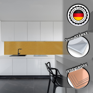 Küchenrückwand aus Aluverbund 3mm  - Gold...