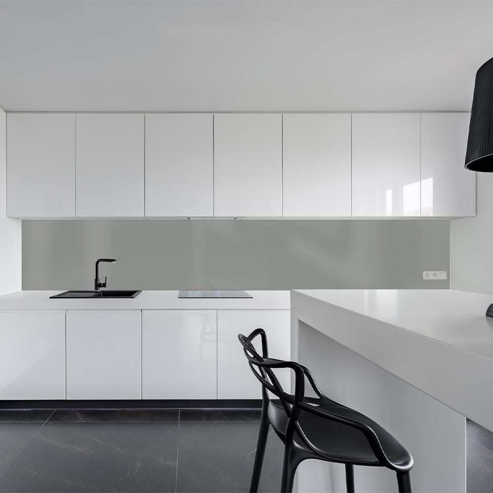 Küchenrückwand aus Aluverbund 3mm  - Silber...