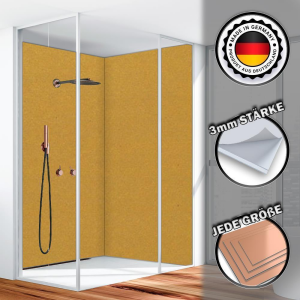 Duschrückwand Aluverbund Gold Metallic 799