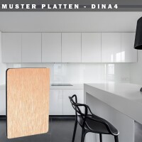 Muster Aluverbund-Rückwände Kupfer-Gebürstet 008