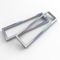 2x  Konsolenträger Hochglanz 500mm