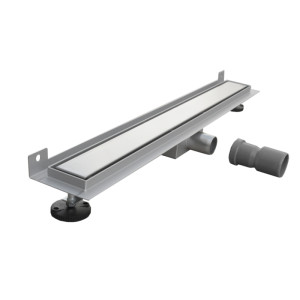 Edelstahl Duschrinne Wandmontage Flat
