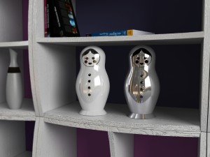 8 x Designer Matroschka/ Babuschka Set