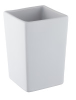 Mundspülbecher Pure weiß