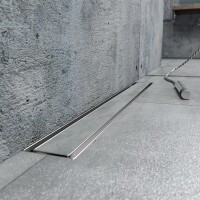 Edelstahl Duschrinne Wandmontage Befliesbar