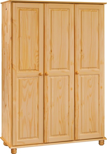 Kleiderschrank - Kiefer-Holz - 120x52x178cm