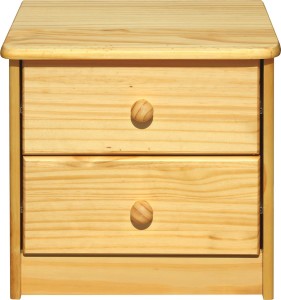 Kommode aus Kiefernholz - Natur - 43x35x42cm