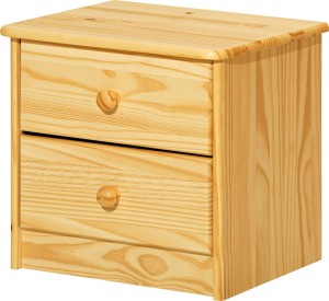 Kommode aus Kiefernholz - Natur - 43x35x42cm