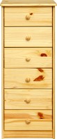 Kommode Hoch aus Kiefernholz - Natur - 43x35x106cm