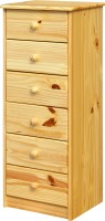 Kommode Hoch aus Kiefernholz - Natur - 43x35x106cm