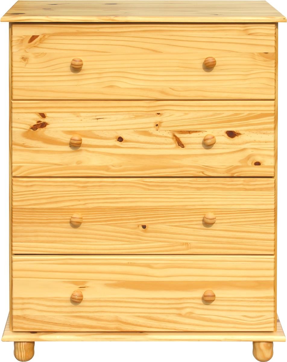 Kommode aus Kiefernholz - Natur - 80x43x102cm