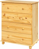 Kommode aus Kiefernholz - Natur - 80x43x102cm