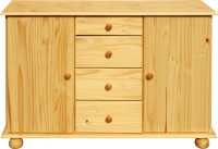 Kommode aus Kiefernholz - Natur - 119x38x81cm