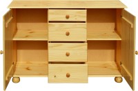 Kommode aus Kiefernholz - Natur - 119x38x81cm