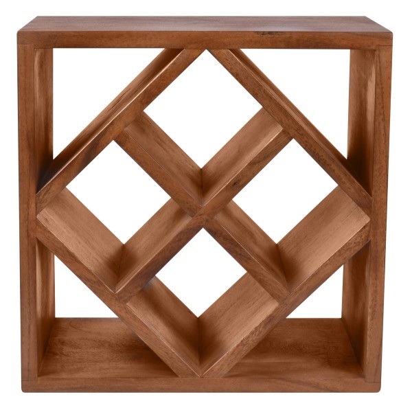 Weinregal für 8 Flaschen - Akazie - 40x25x40cm