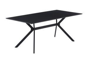 Esstisch - 180 x 90 cm - Platte MDF 20 mm - Gestell Metall