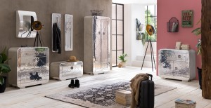 Schrank Mangoholz - 80x40x180cm - Airman