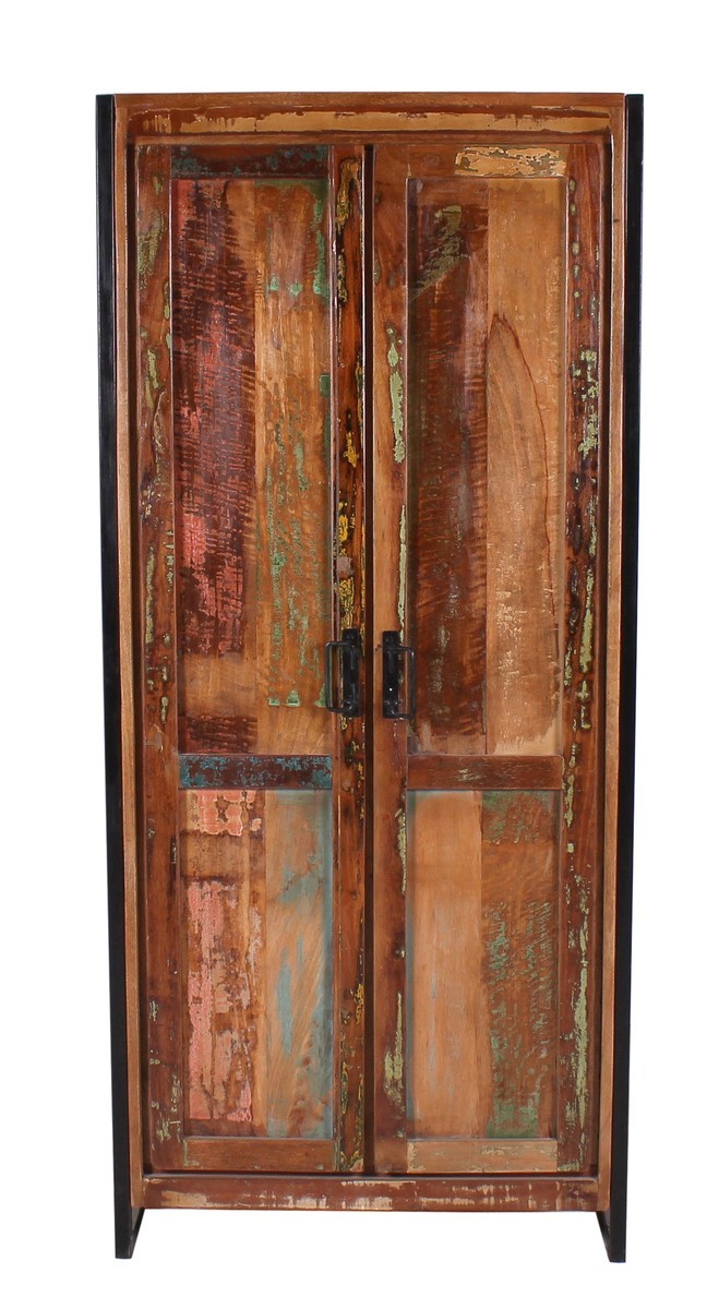 Schrank - Recyceltem Altholz - 180x45x80cm - Bali
