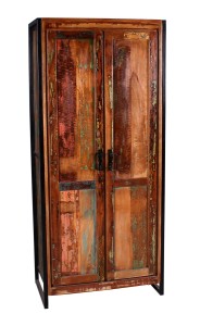 Schrank - Recyceltem Altholz - 180x45x80cm - Bali