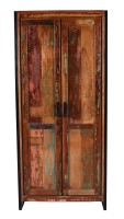 Schrank - Recyceltem Altholz - 180x45x80cm - Bali