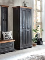 Schrank Mango - Schwarz -  80x45x180cm - CORSICA