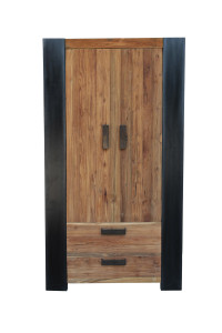 Schrank - Teak - 110x40x200cm - Croco