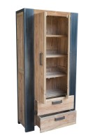 Schrank - Teak - 110x40x200cm - Croco