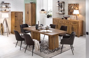Schrank - Recyceltem Teak - 100x210x50cm - Banda