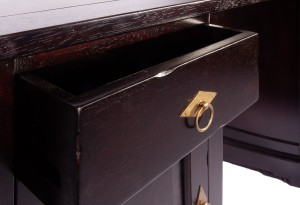 Schreibtisch aus Antikfinish - 150x68x75cm  - SAMBA