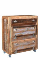Schuhschrank - Holz - 85x90x40cm - FRIDGE