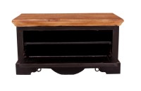 Schuhschrank - Mango -  Braun-Schwarz - 85x40x40cm - CORSICA
