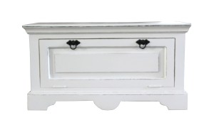 Schuhschrank - MDF - Antikweiß - 85x40x45cm - ADS TOLEDO