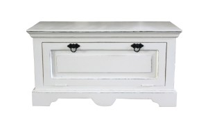 Schuhschrank - MDF - Antikweiß - 85x40x45cm - ADS TOLEDO