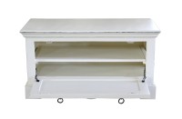 Schuhschrank - MDF - Antikweiß - 85x40x45cm - ADS TOLEDO