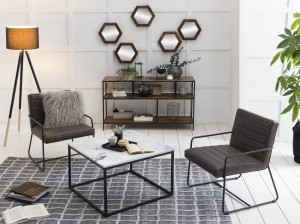 Regal - Mangoholz - Natur - 158x35x75cm