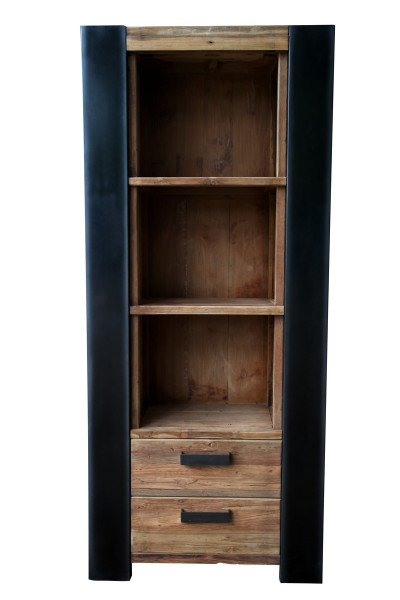 Regal - Teak - Antikfinish - 88x40x202 cm - Croco