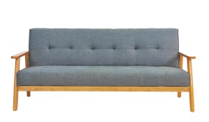 Schlafsofa - Dunkelgrau-Braun - 188x85x81cm - Sit4Sofa